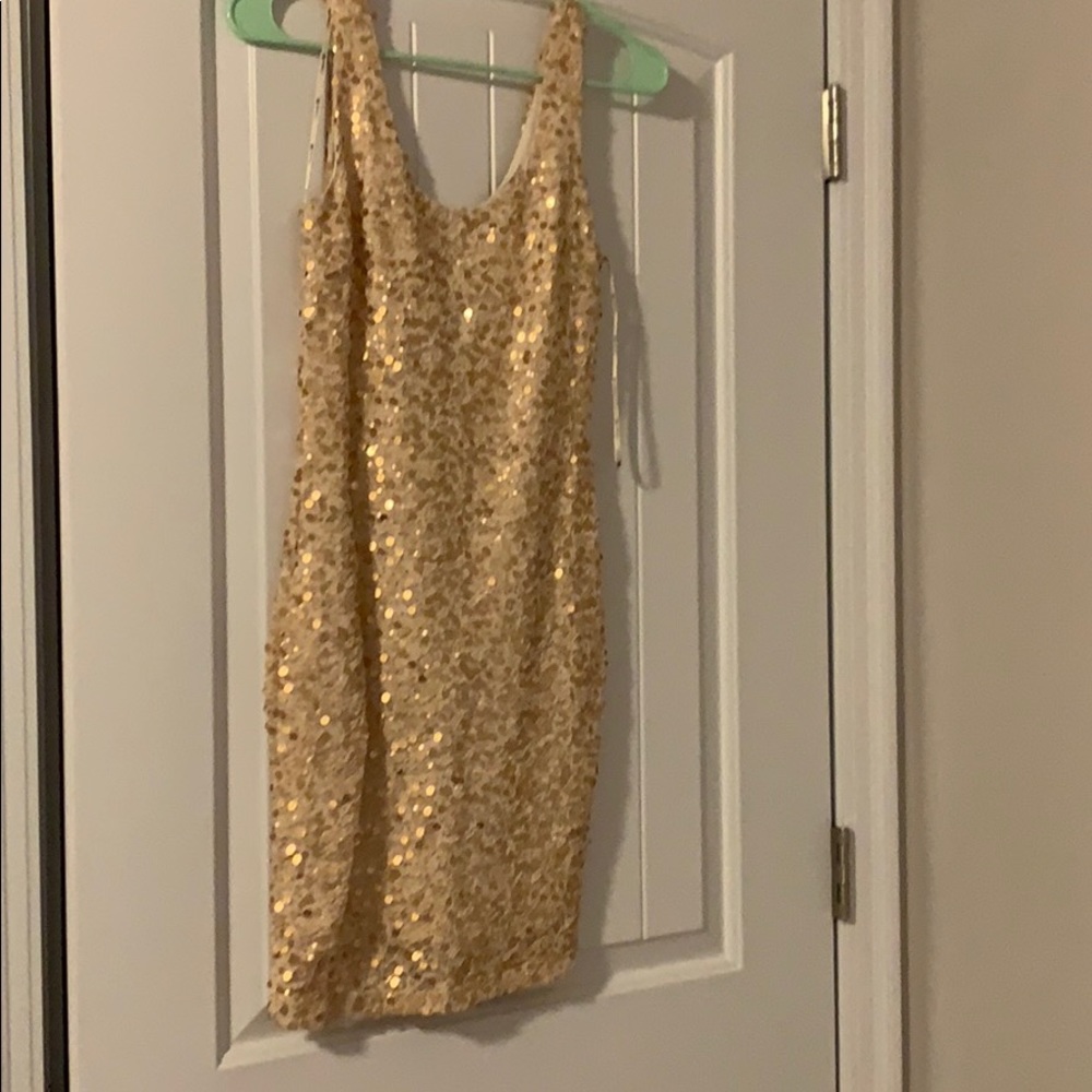 Forever 21 Gold Sequin Dress